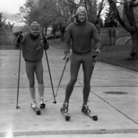 1985 Skiing on Campus 08
