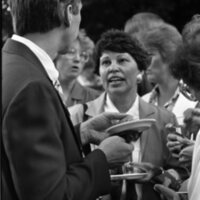 1989 Students &amp; Employees, Reception at President's House 07