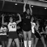 1984 Women's Basketball Action, EOSC vs. Whitman 18