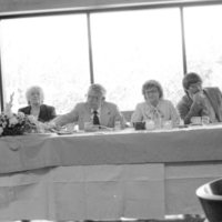 1982 Summer Graduation, President's Table 02