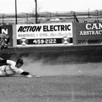 1987 Baseball Game in Caldwell, Idaho, Action 03