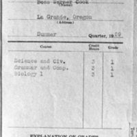 1929 EONS Grade Report
