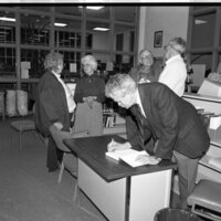 1991 Jack Evans, "Powerful Rockey" Book Signing 02