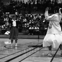 1982 High school Wapiti League Basketball Tournament,  Drill Team 04