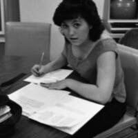 1985 April, Student Studying 02