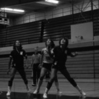 1981 Women's Basketball Action, January Home Game 09