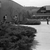 1985 Students, April Outdoor Candid Shots 21