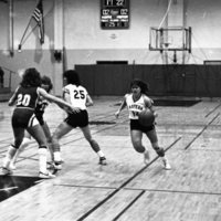 1982 Women's Basketball, EOSC vs. Oregon Tech, Action 12
