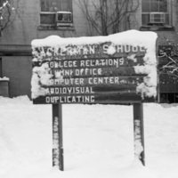 1984 Ackerman School Sign
