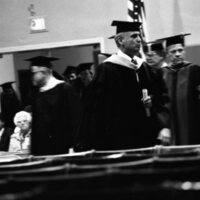 1986 Graduation, Faculty Walk 02