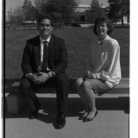 1989 Admission Recruiters, Holly Kerfoot and Saichi Oba. 04