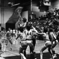 1982 High school Wapiti League Boy's Basketball Tournament, Elgin vs. Imbler 01