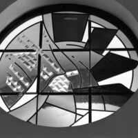 1991 Loso Hall, Stained Glass 01