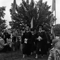 1977 Graduation, Graduates Walk 01