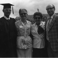 1986 Graduate with Family 1-1