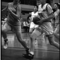 1991 Women's Basketball Action, Western Baptist at EOSC 04