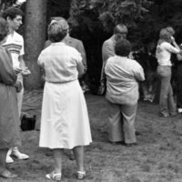 1984 Student Reception at President Gilbert's House 21