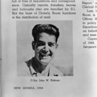 John Rixham, 1st Sgt