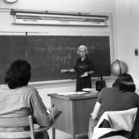 1976 Classroom Lecture, Mary Jane Loso 03