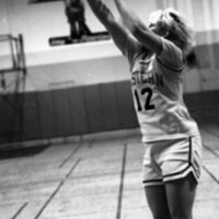 1987 Women's Basketball Action, George Fox at EOSC 29