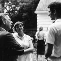 1984 Student Reception at President Gilbert's House 01