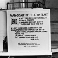 1981 Alcohol Fuels Still 14