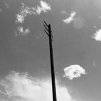 1983 Football Field, Lights Installation 02