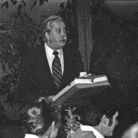 1985 Chancellor Visit, Dinner 09