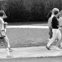1987 Students, Walking 08