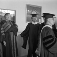 1976 Graduation, Faculty Preparation 04 