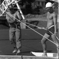 1988 Campus, Tennis Courts Construction 25