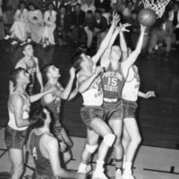 1955-56 Basketball Action 5