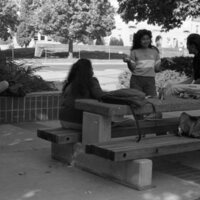 1984 Students, Outdoors, Campus Shots 04