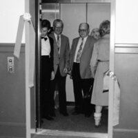 1986 New Elevator at Inlow Hall, Dedication 05