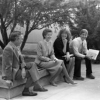 1984 Bill Wells with Students 01