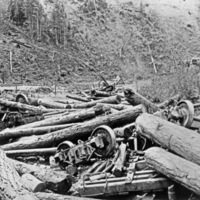 Logging Train, Wreck 2