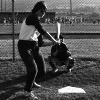 1980 Women's Softball Action 04