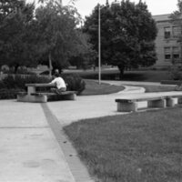 1985 Students, May Outdoor Candid Shots 31