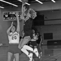 1984 Women's Basketball Action, EOSC vs. Whitman 10