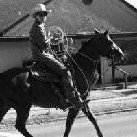 1981 Homecoming Parade, Rodeo Club 04