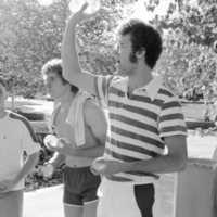 1981 Dorm Play Day &amp; Steak Fry, Water Balloons 05