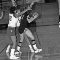 1984 Women's Basketball Action, EOSC vs. Whitman 15