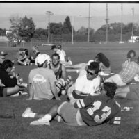 1990 Alumni Football Game, BBQ 02