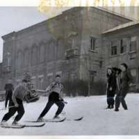 40's Skiing on Campus