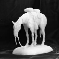 1978 Sculpture, Saddled Horse 08