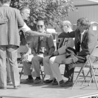 1988 Loso Hall, Groundbreaking Ceremony, Set-up 04