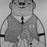 1983 Drawing, Waiter