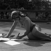 1977 Students, Paperwork Outdoors 04