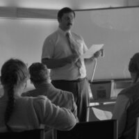 1985 Classroom, First Day of Classes Lecture 04