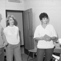 1986 Employee Party, Claudia Jensen Resigns 03